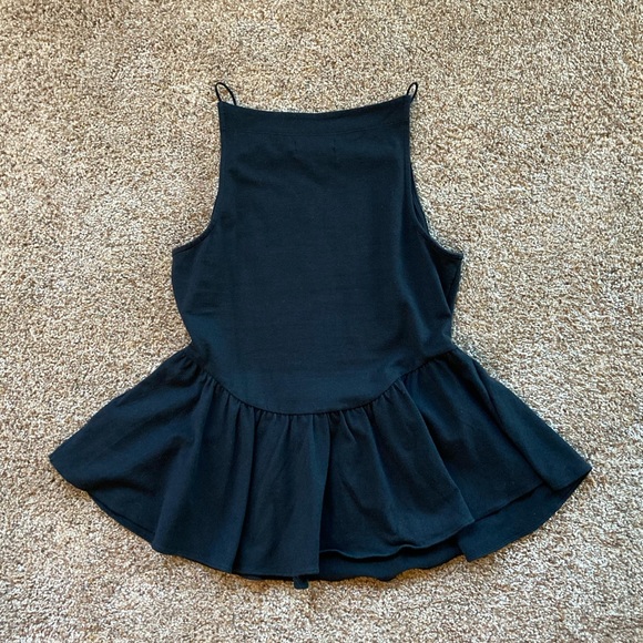 Urban Outfitters High Neck Peplum Tank - Picture 2 of 5